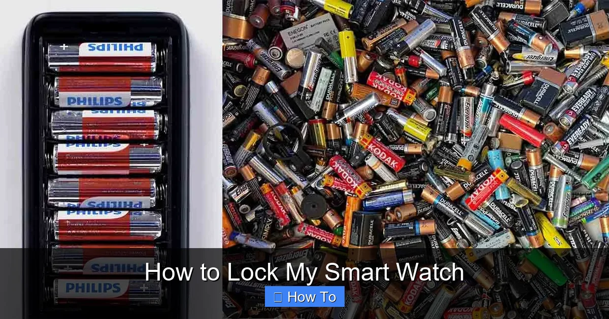 How to Lock My Smart Watch