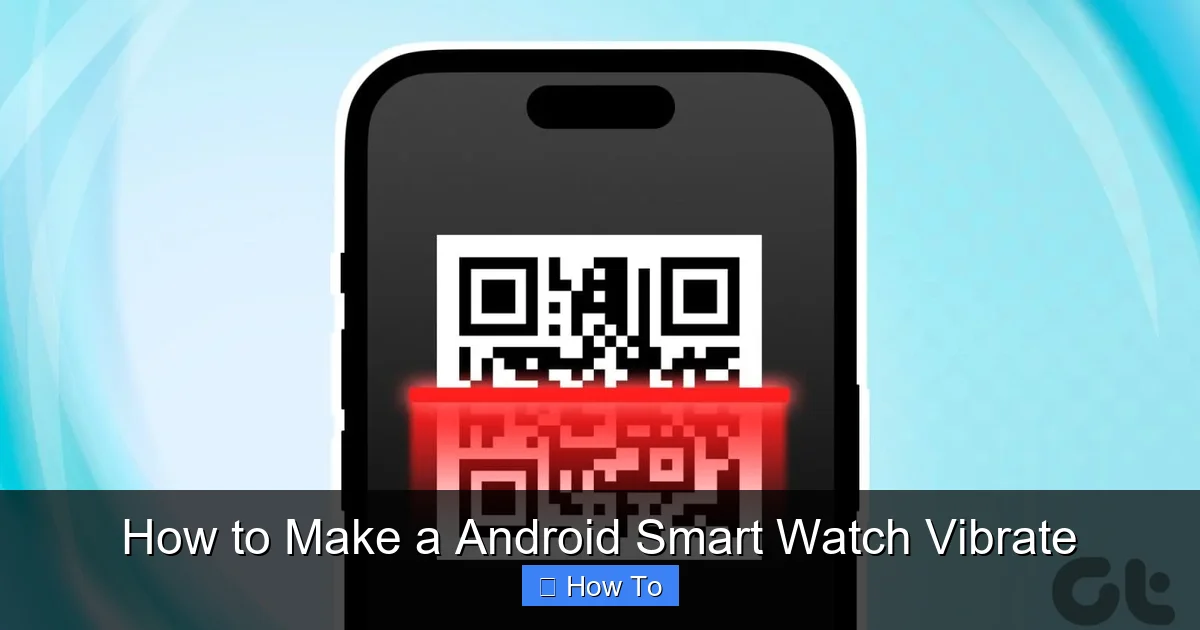 How to Make a Android Smart Watch Vibrate