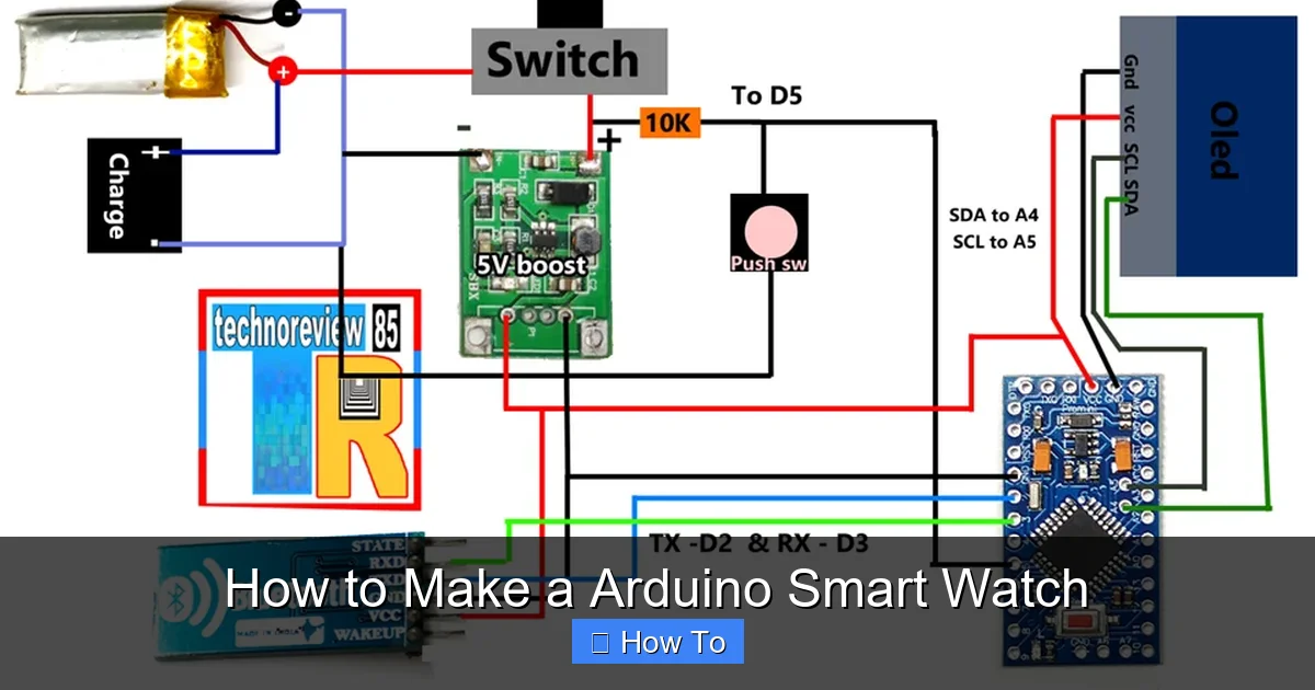How to Make a Arduino Smart Watch