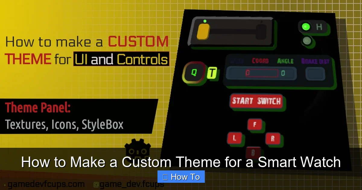 How to Make a Custom Theme for a Smart Watch