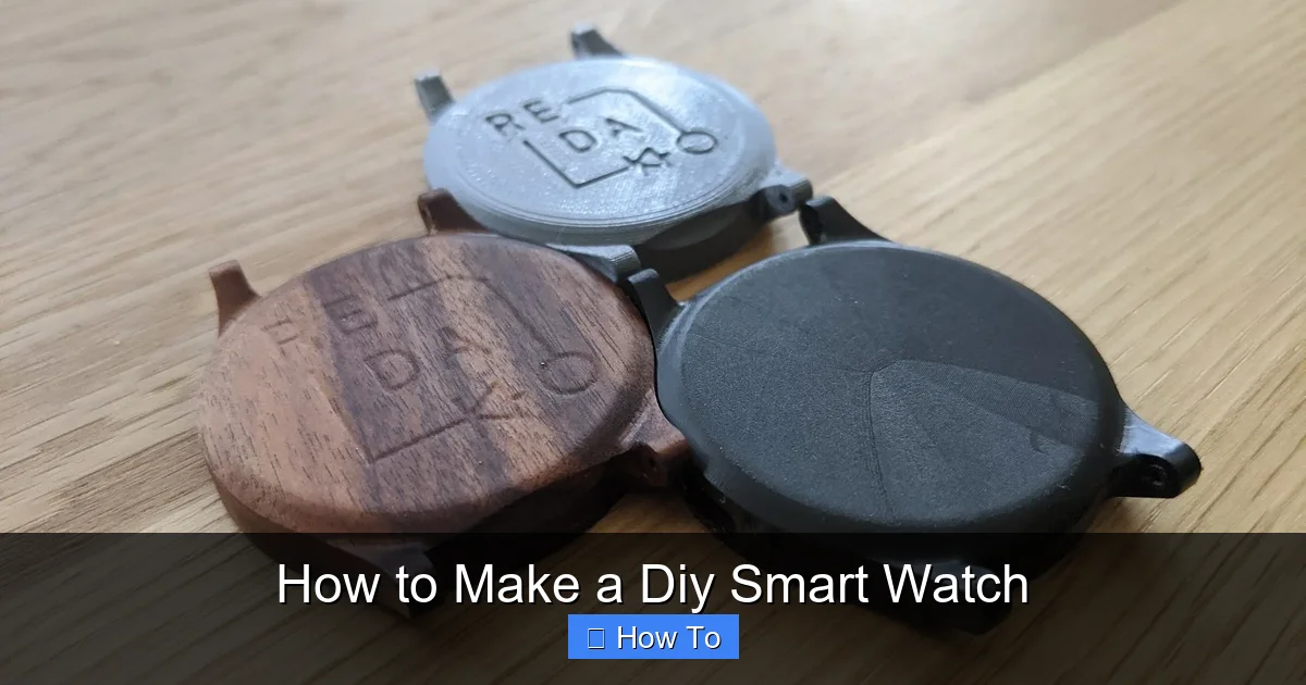 How to Make a Diy Smart Watch