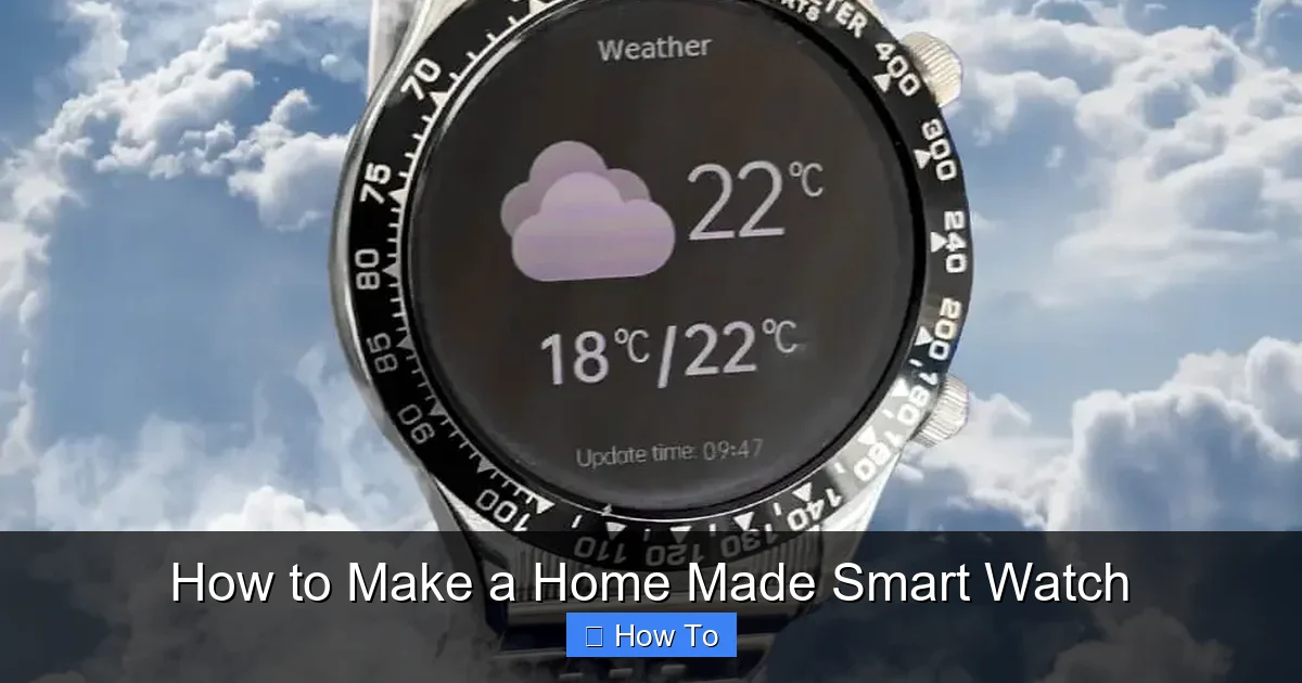 How to Make a Home Made Smart Watch