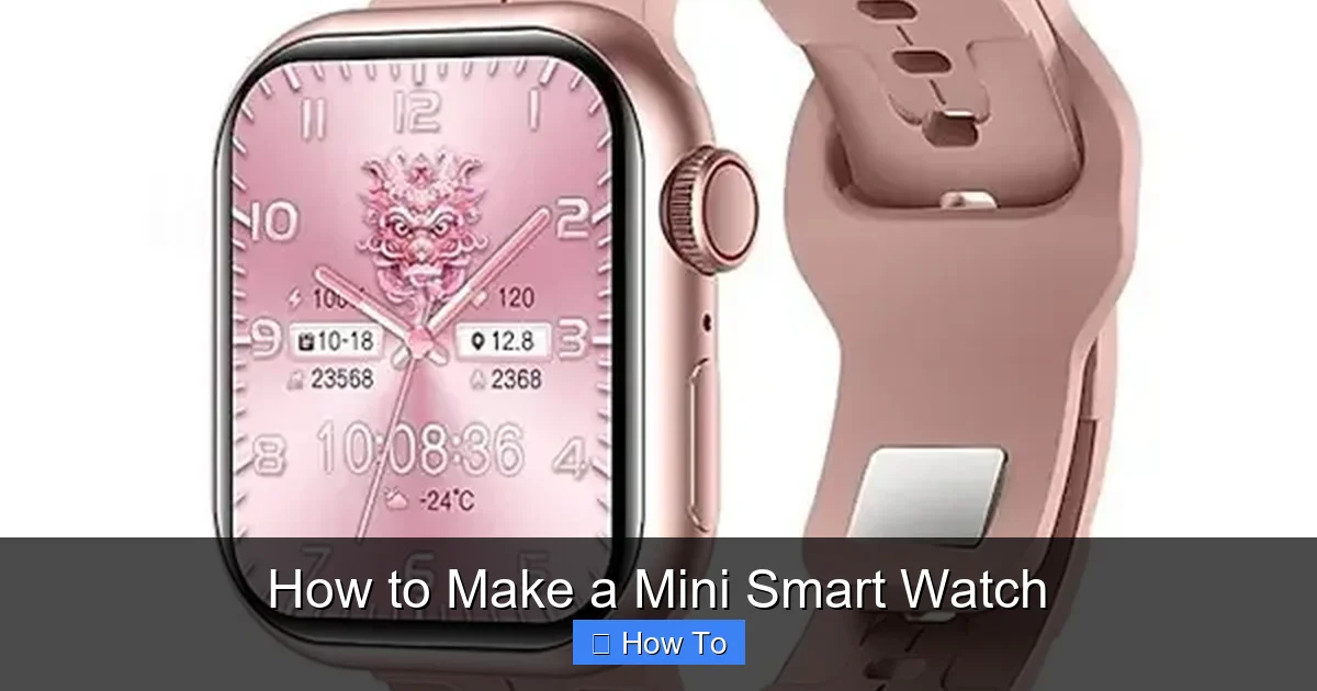 How to Make a Mini Smart Watch