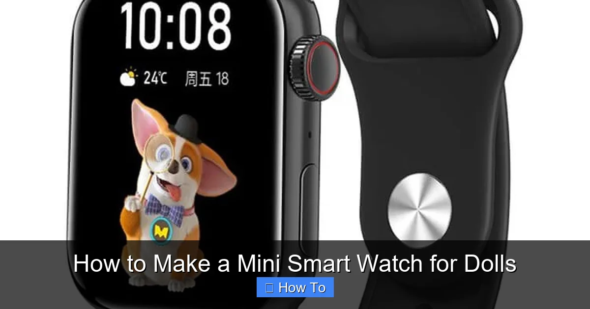 How to Make a Mini Smart Watch for Dolls