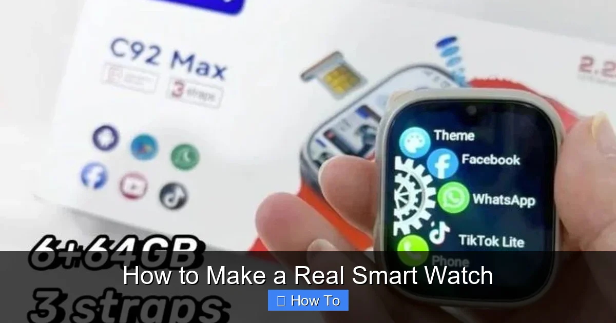 How to Make a Real Smart Watch