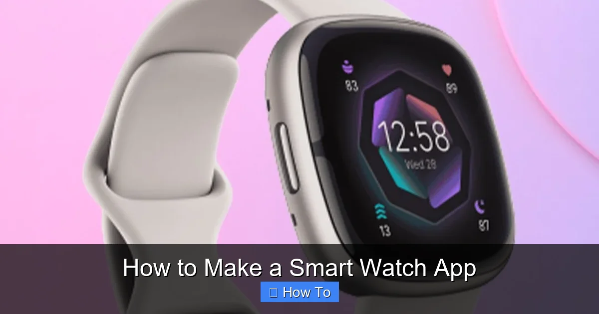 How to Make a Smart Watch App