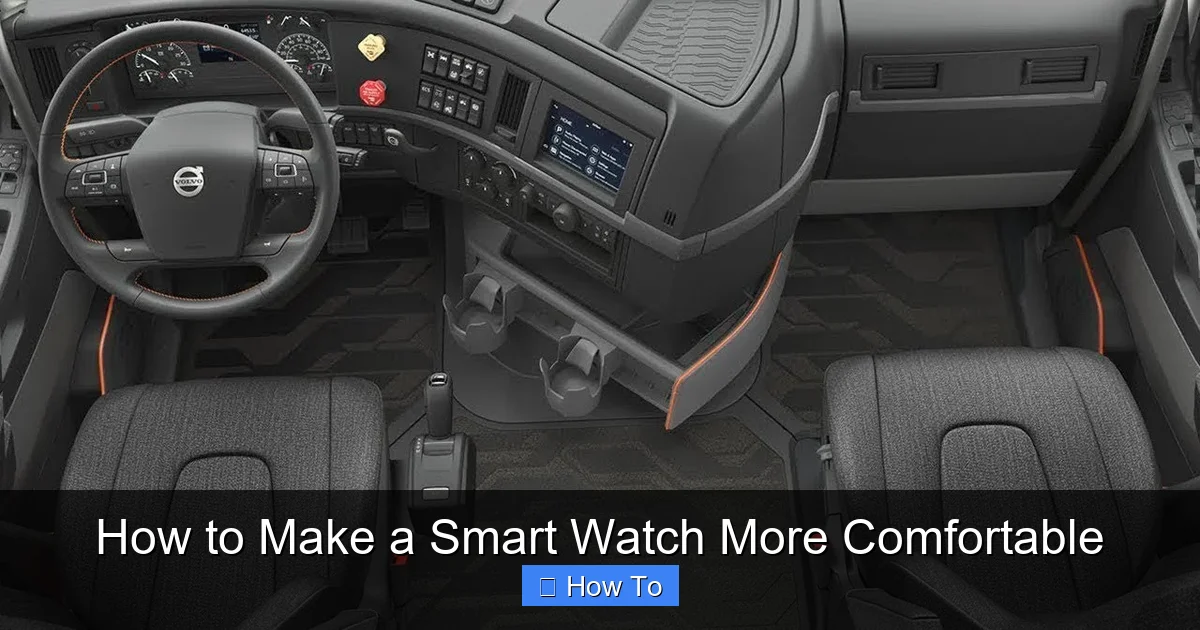 How to Make a Smart Watch More Comfortable