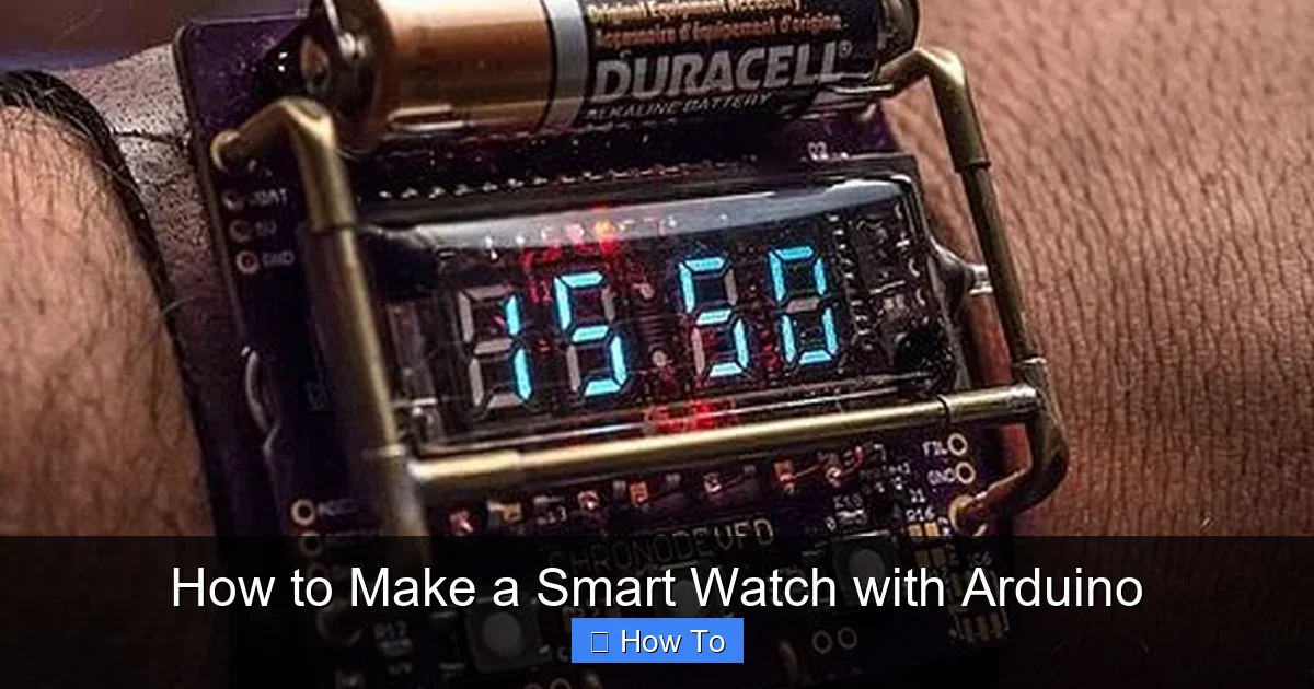 How to Make a Smart Watch with Arduino
