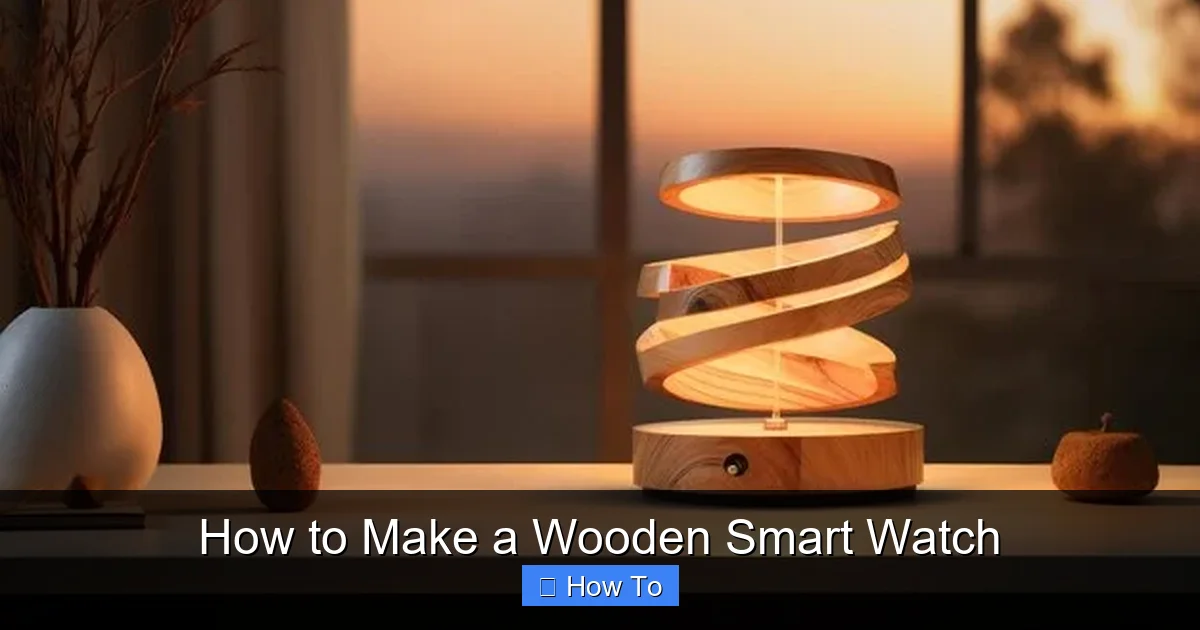 How to Make a Wooden Smart Watch