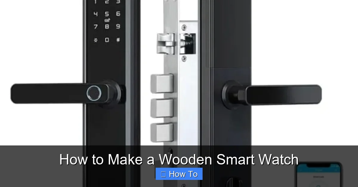 How to Make a Wooden Smart Watch