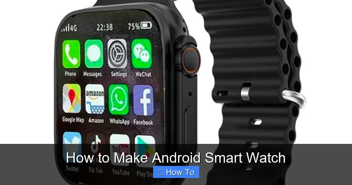 How to Make Android Smart Watch