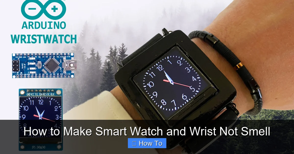 How to Make Smart Watch and Wrist Not Smell