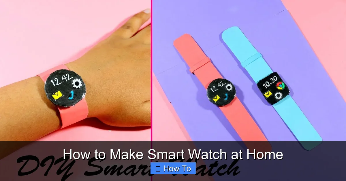 How to Make Smart Watch at Home