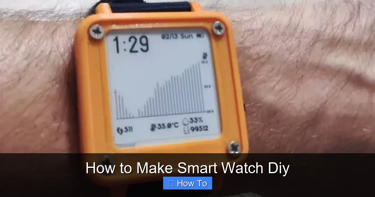 How to Make Smart Watch Diy
