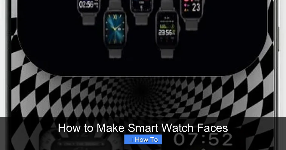 How to Make Smart Watch Faces