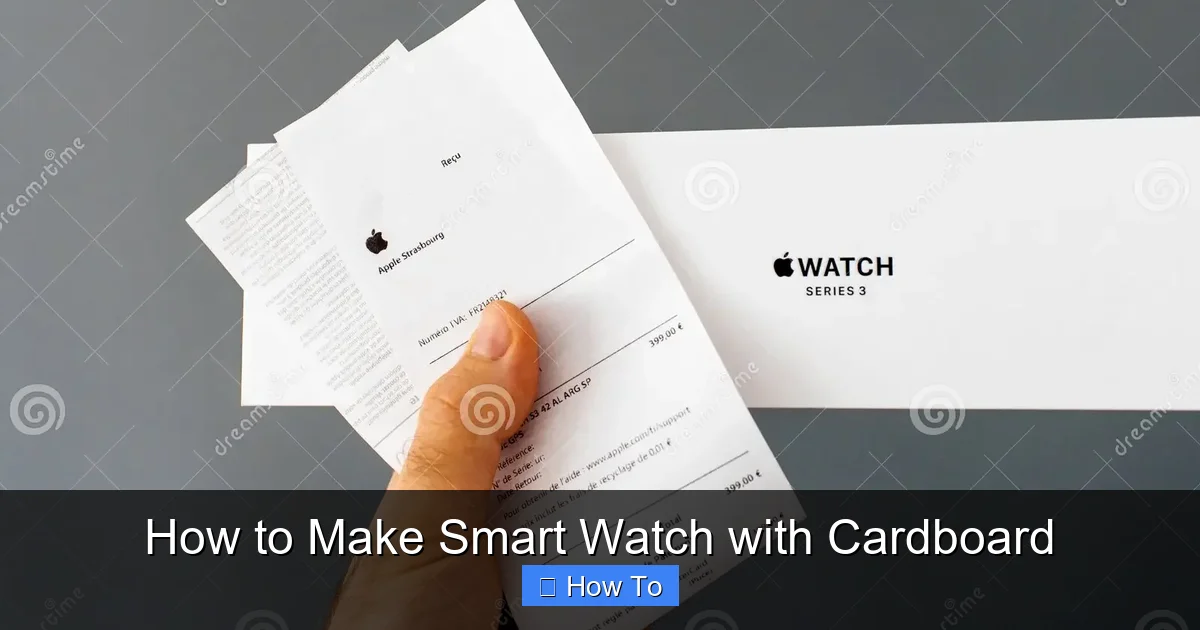 How to Make Smart Watch with Cardboard