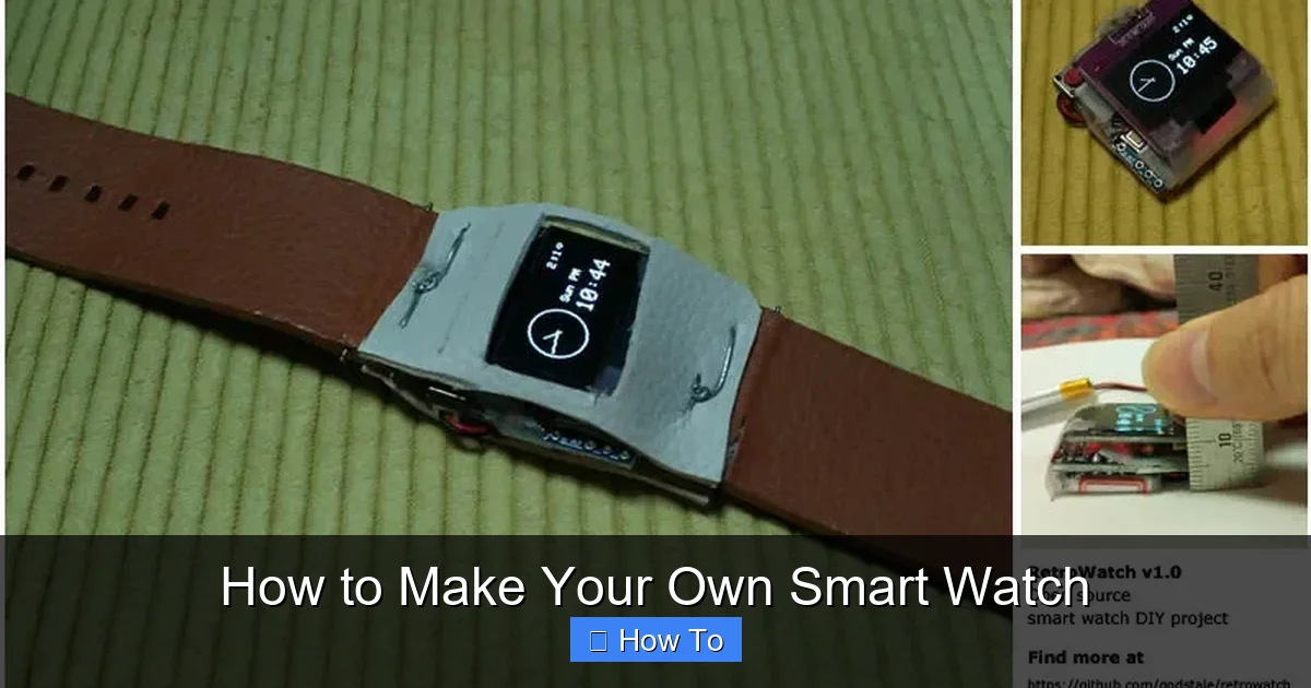How to Make Your Own Smart Watch