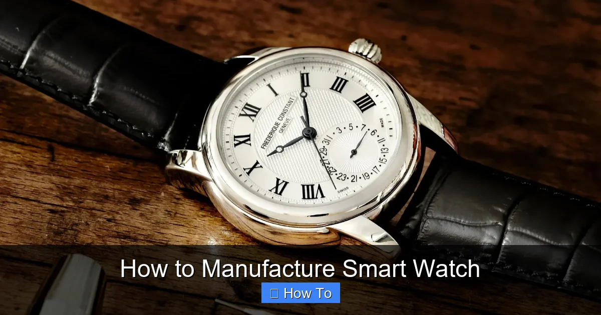 How to Manufacture Smart Watch