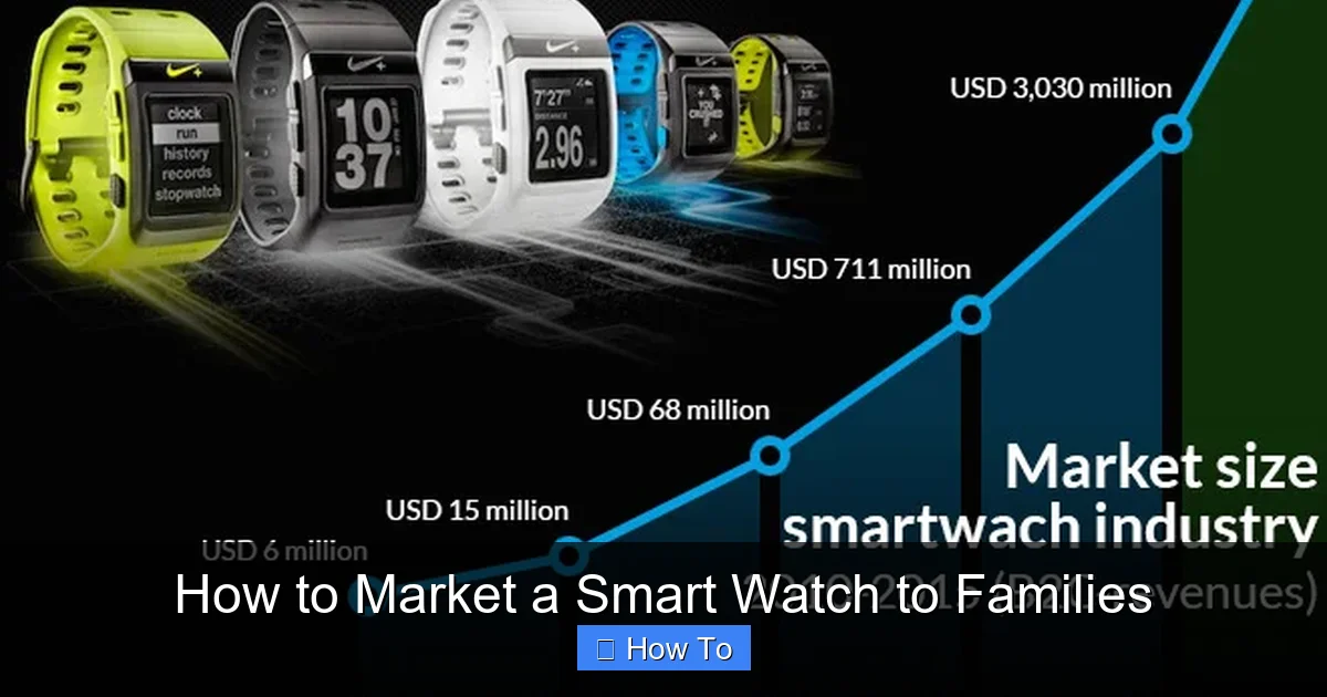 How to Market a Smart Watch to Families