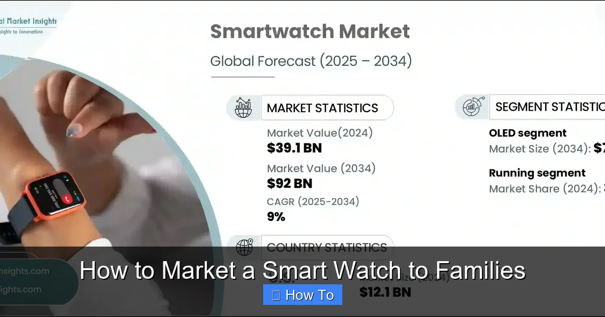 How to Market a Smart Watch to Families