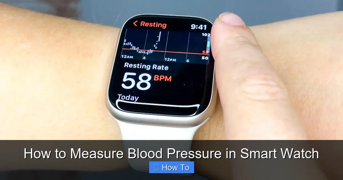 How to Measure Blood Pressure in Smart Watch