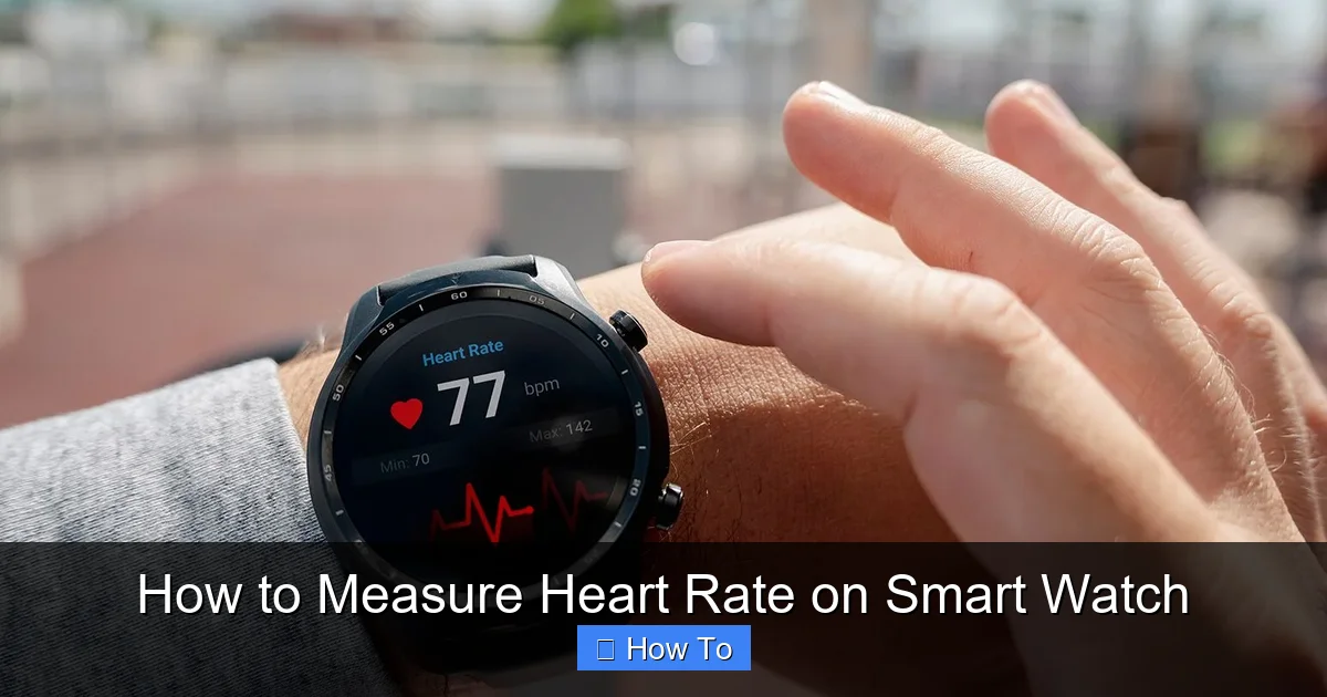 How to Measure Heart Rate on Smart Watch