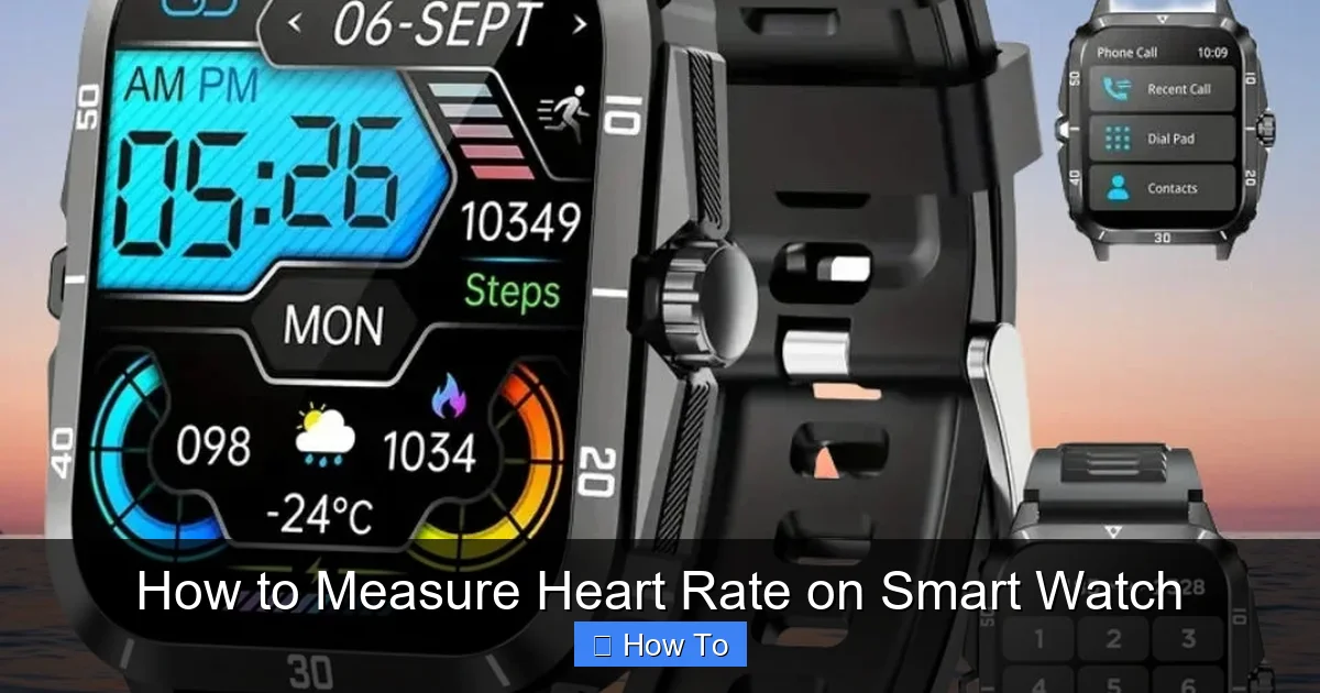 How to Measure Heart Rate on Smart Watch