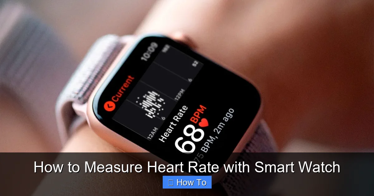 How to Measure Heart Rate with Smart Watch