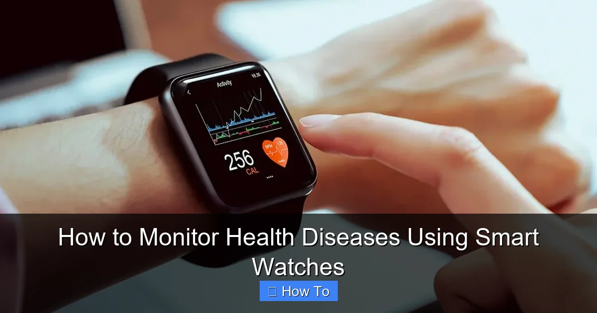 How to Monitor Health Diseases Using Smart Watches
