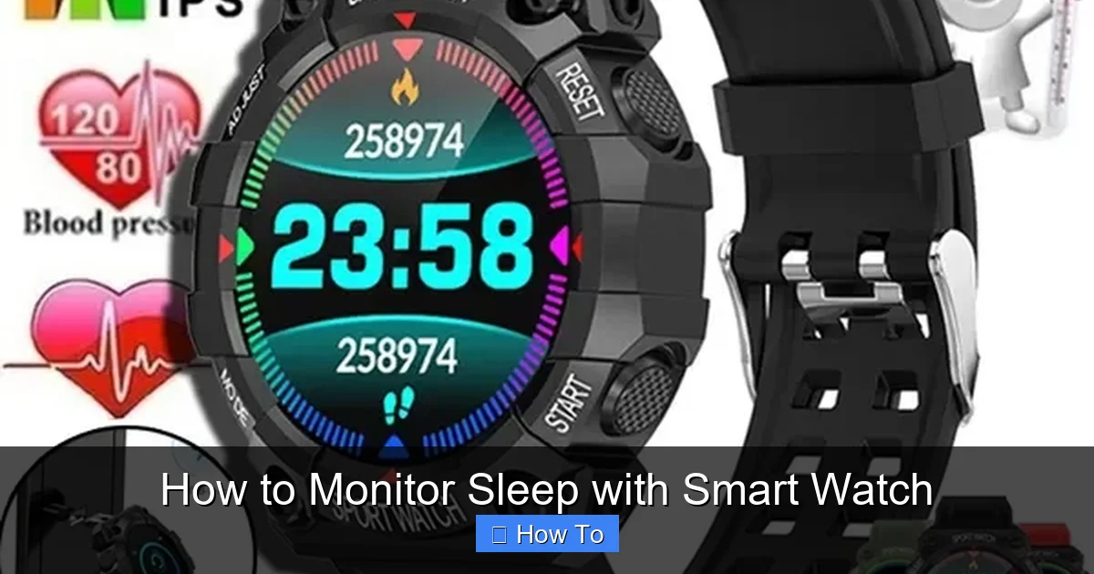 How to Monitor Sleep with Smart Watch