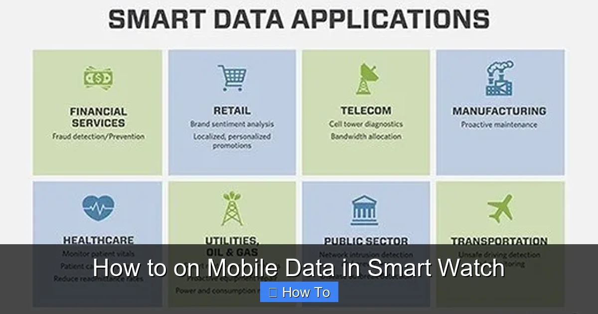 How to on Mobile Data in Smart Watch