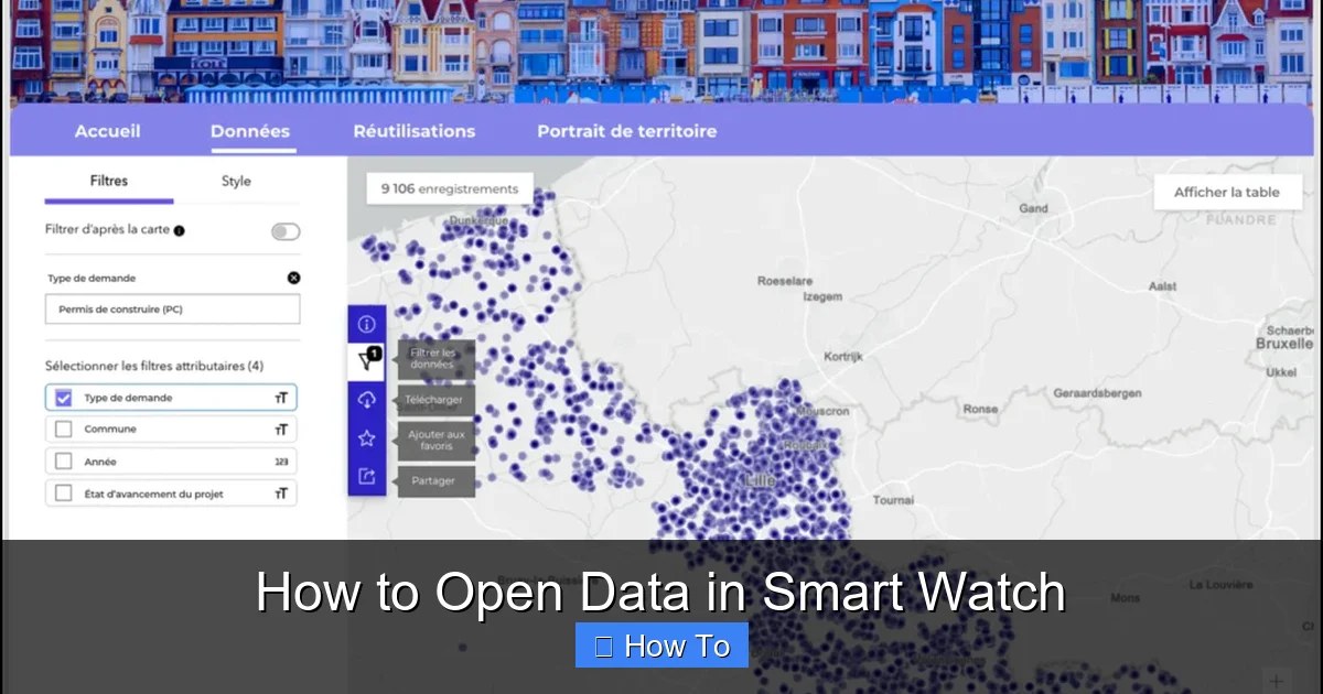 How to Open Data in Smart Watch