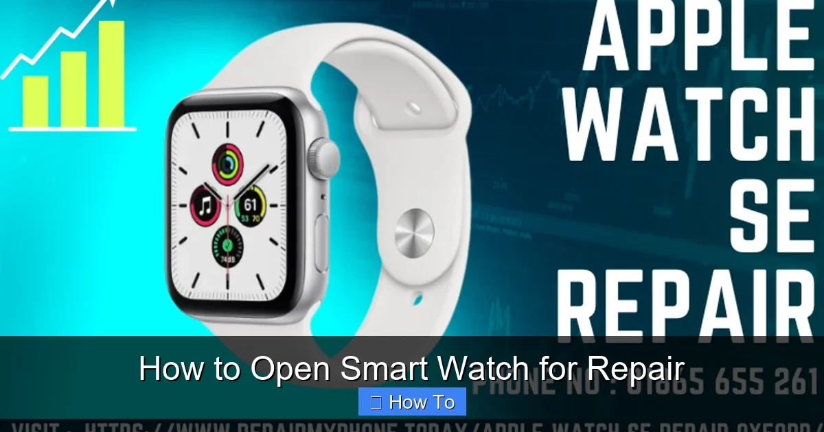 How to Open Smart Watch for Repair