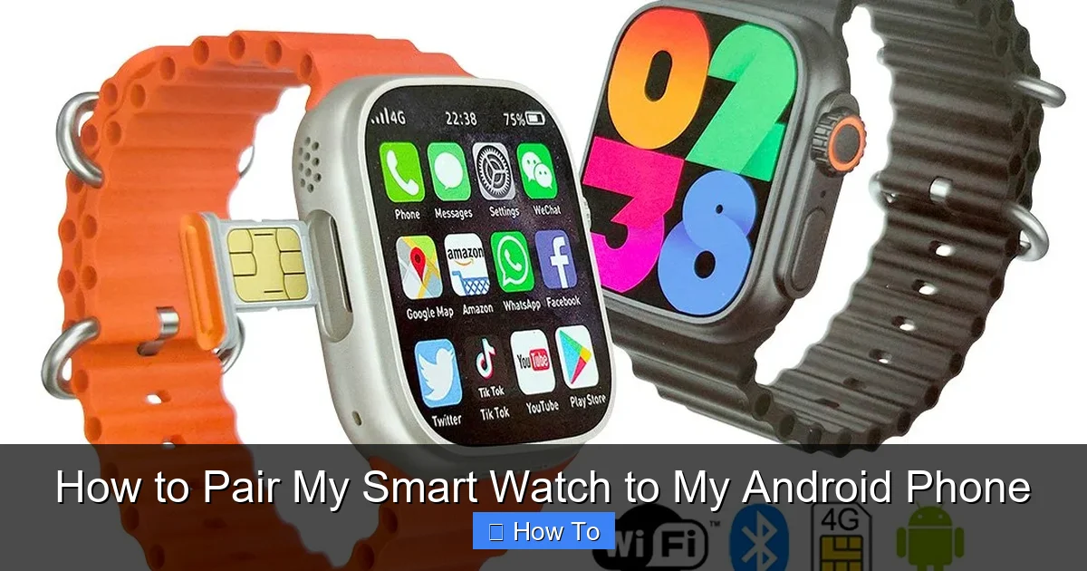 How to Pair My Smart Watch to My Android Phone