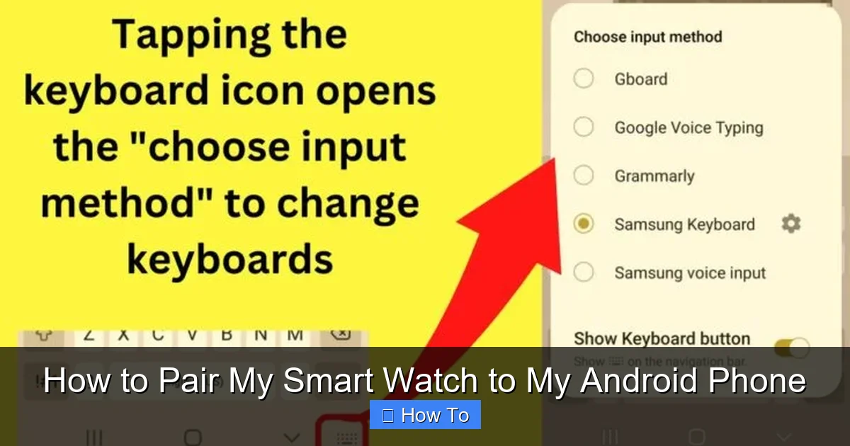 How to Pair My Smart Watch to My Android Phone