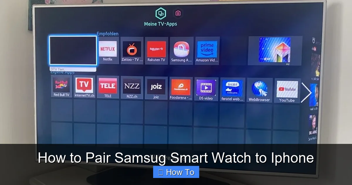 How to Pair Samsug Smart Watch to Iphone