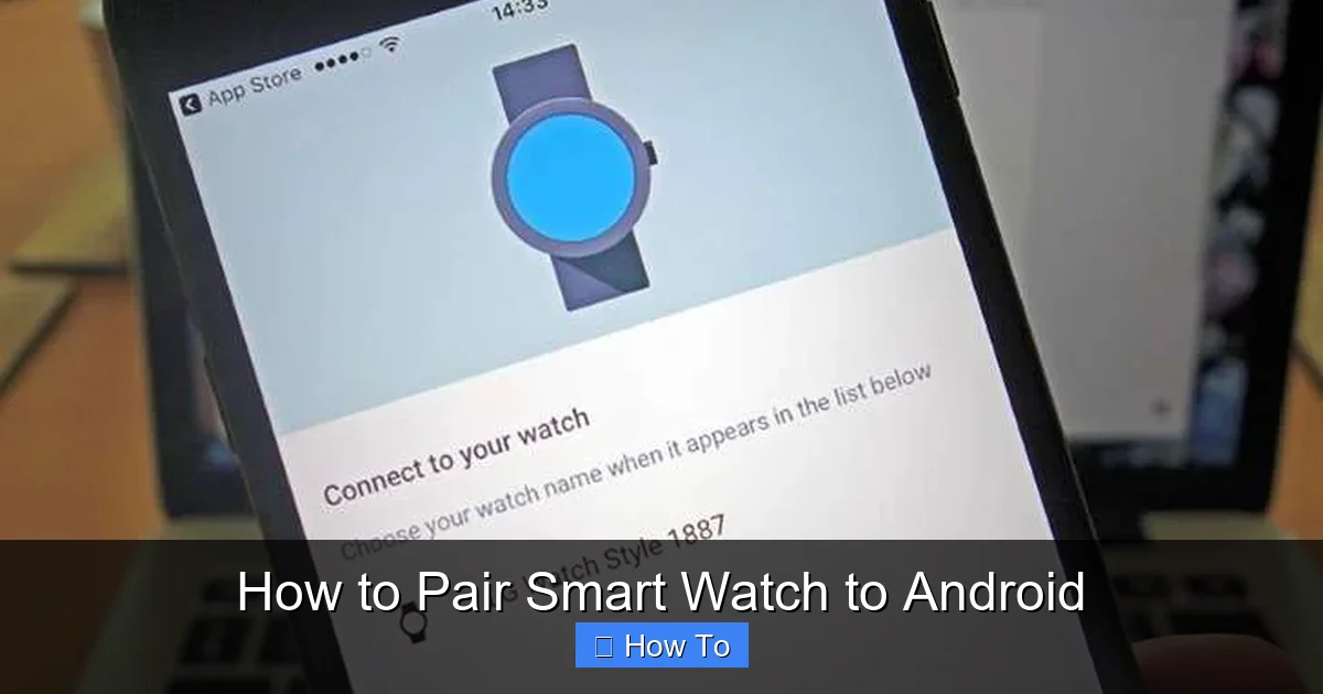 How to Pair Smart Watch to Android
