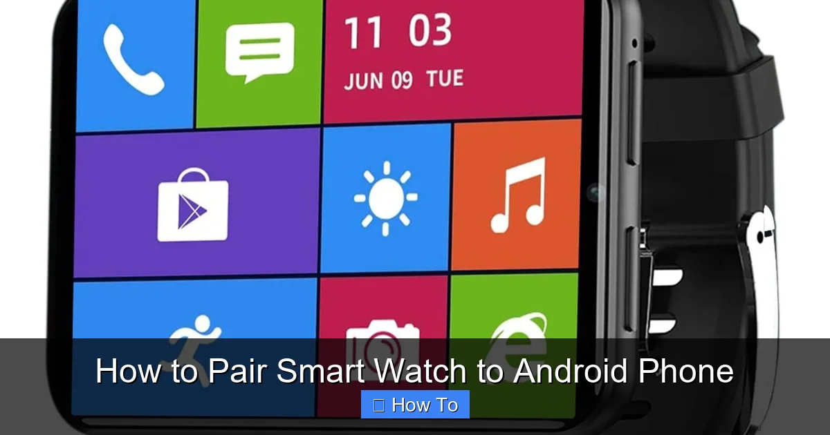 How to Pair Smart Watch to Android Phone