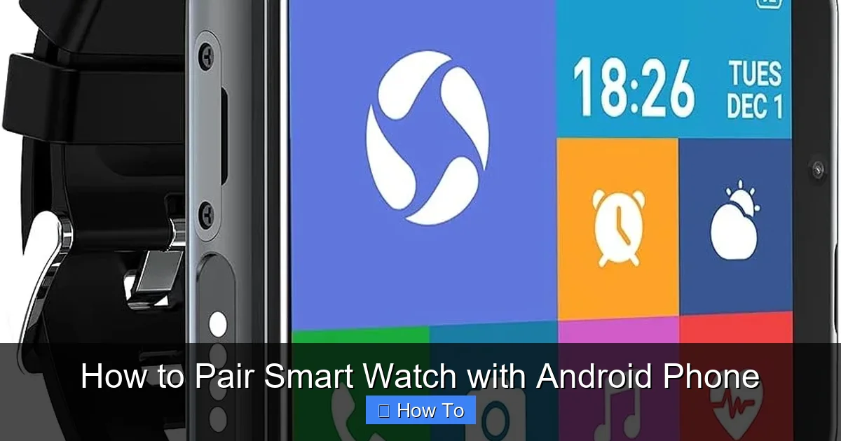 How to Pair Smart Watch with Android Phone