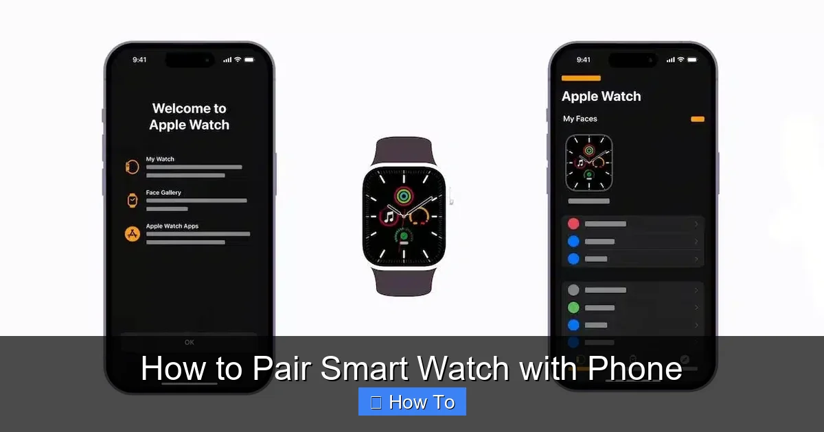 How to Pair Smart Watch with Phone