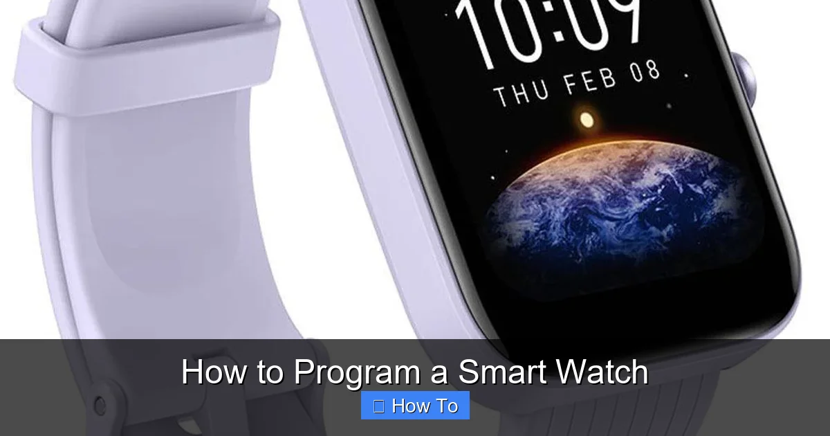 How to Program a Smart Watch