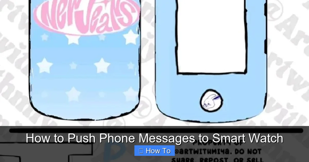 How to Push Phone Messages to Smart Watch