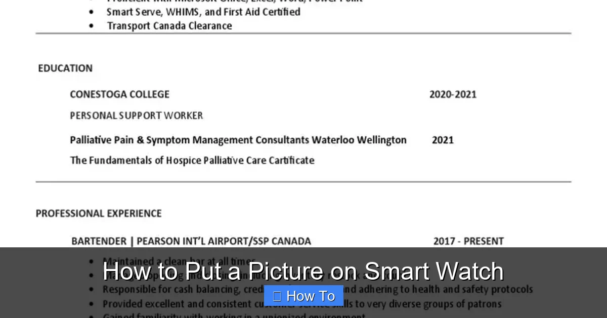 How to Put a Picture on Smart Watch