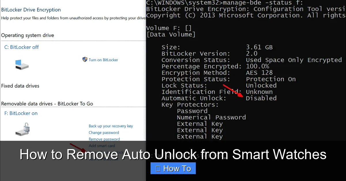 How to Remove Auto Unlock from Smart Watches
