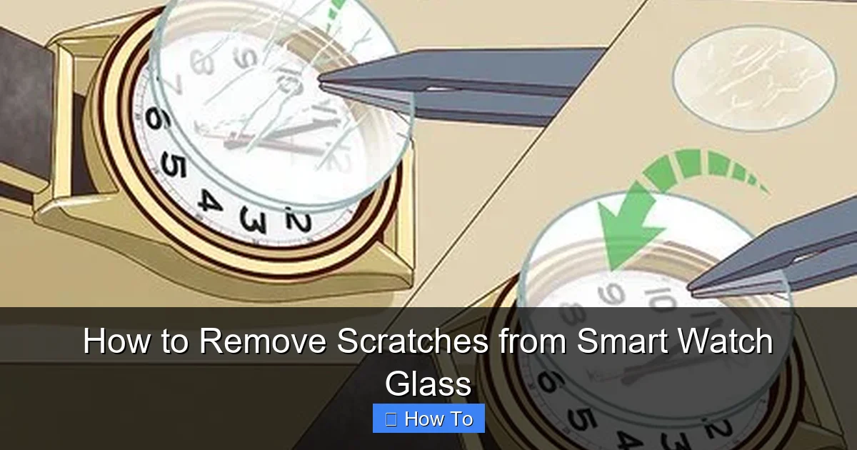 How to Remove Scratches from Smart Watch Glass
