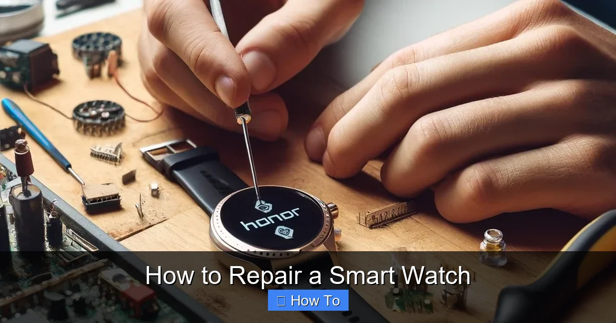 How to Repair a Smart Watch