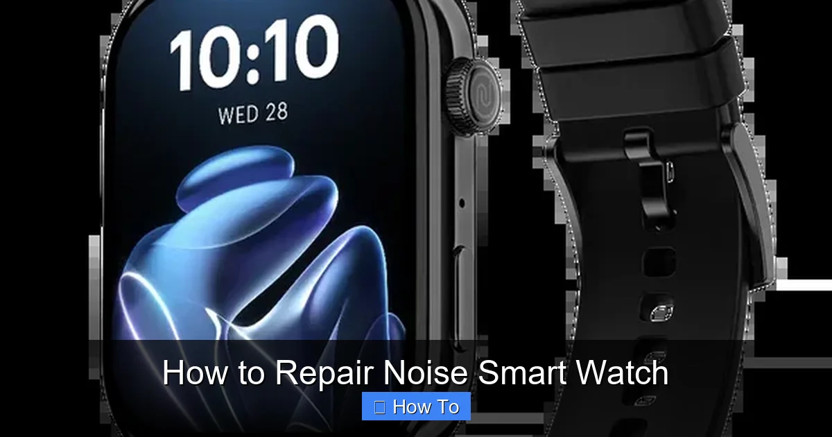 How to Repair Noise Smart Watch