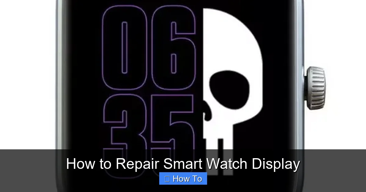 How to Repair Smart Watch Display