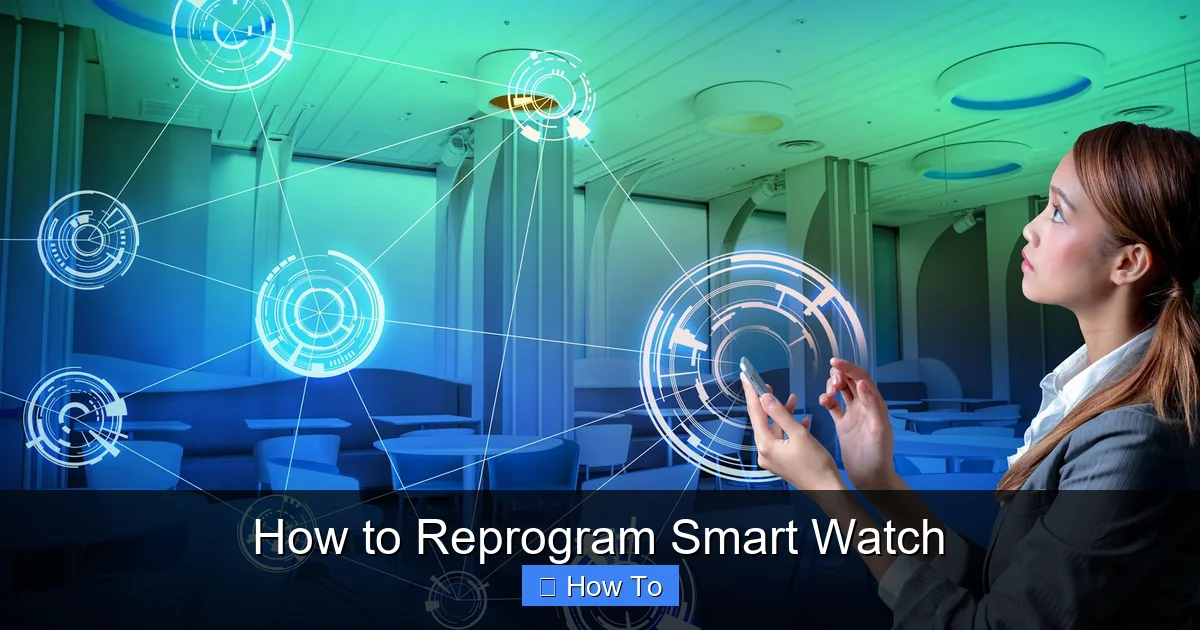 How to Reprogram Smart Watch