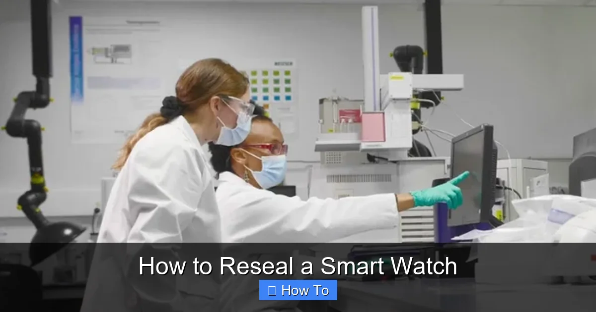 How to Reseal a Smart Watch